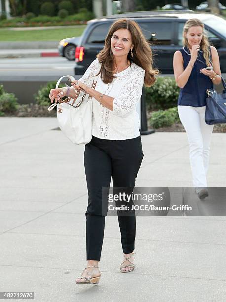 Maria Shriver is seen on July 31, 2015 in Los Angeles, California.