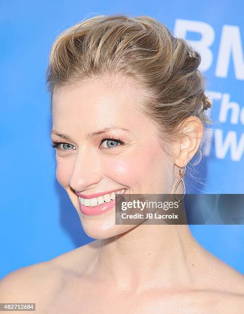 Beth Behrs attends the 8th annual Oceana SeaChange summer party on August 1, 2015 in Dana Point, California.