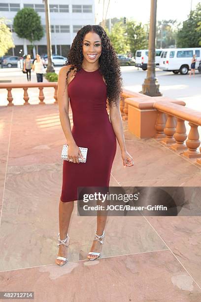 Ariane Andrew is seen on July 31, 2015 in Los Angeles, California.