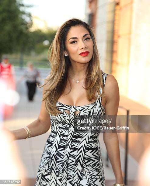 Nicole Scherzinger is seen on July 31, 2015 in Los Angeles, California.