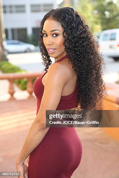 Ariane Andrew is seen on July 31, 2015 in Los Angeles, California.