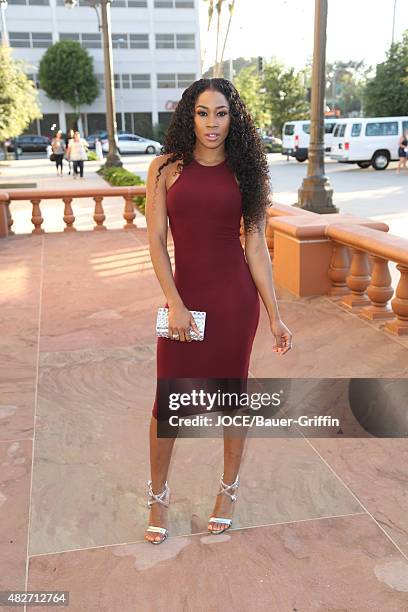 Ariane Andrew is seen on July 31, 2015 in Los Angeles, California.