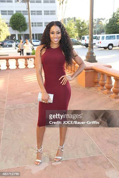 Ariane Andrew is seen on July 31, 2015 in Los Angeles, California.