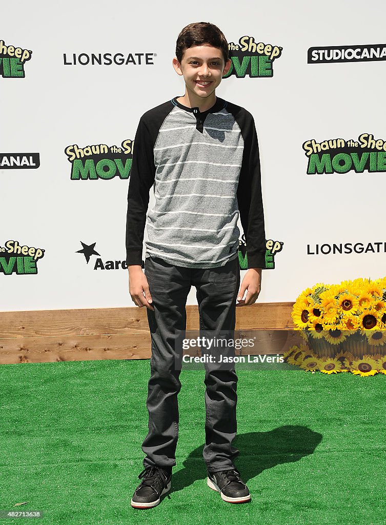 Screening Of Lionsgate's "Shaun The Sheep Movie" - Arrivals