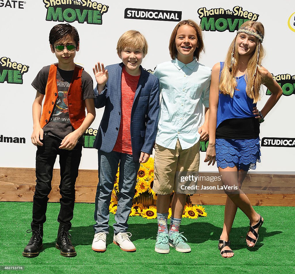 Screening Of Lionsgate's "Shaun The Sheep Movie" - Arrivals