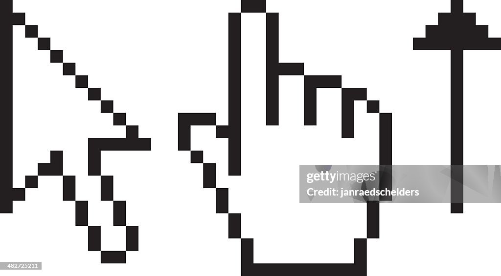 Maus cursor oder pointer (Vektor-internet-Konzept