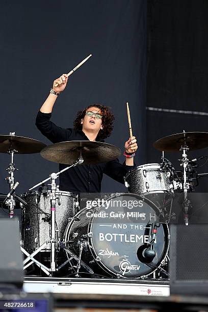 Bob Hall of Catfish and the Bottlemen performs in concert during day 2 of Lollapalooza at Grant Park on August 1, 2015 in Chicago, Illinois.