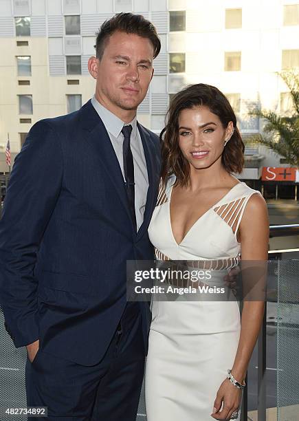 Actor Channing Tatum and his wife actress Jenna Dewan-Tatum attend the 5th Annual Celebration of Dance Gala presented By The Dizzy Feet Foundation at...