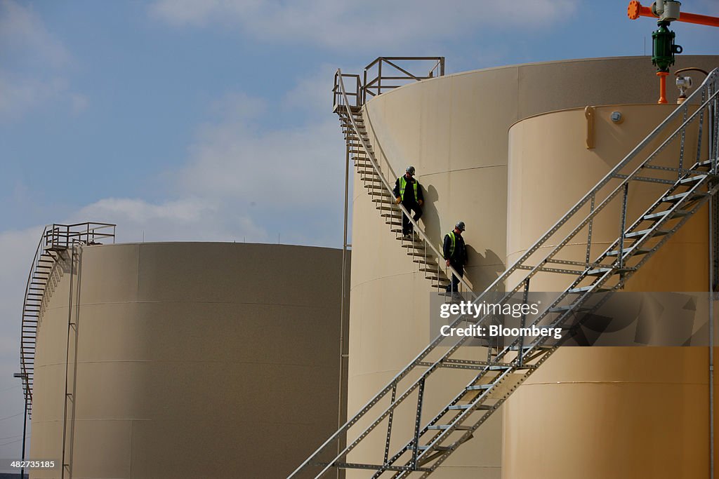 A Tour Of The Musket Corp. Oil-By-Rail Facility As Gasoline Rises