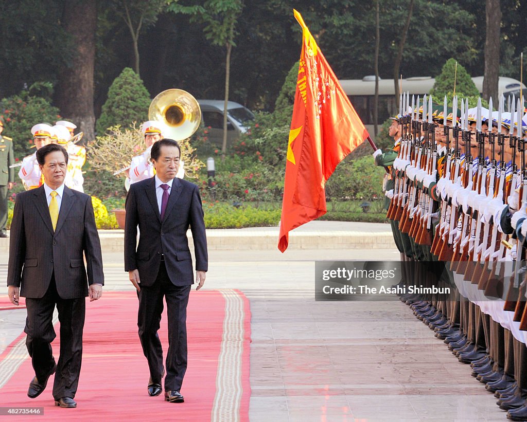 Japanese Prime Minister Naoto Kan Visits Vietnam