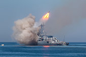 missile frigate of Russian fleet