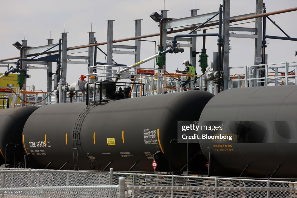 A Tour Of The Musket Corp. Oil-By-Rail Facility As Gasoline Rises