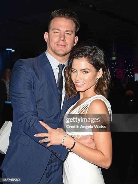 Actor Channing Tatum and his wife actress Jenna Dewan-Tatum attend the 5th Annual Celebration of Dance Gala presented By The Dizzy Feet Foundation at...