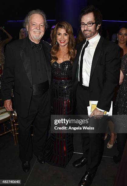 Honorees Russ Tamblyn, singer Paula Abdul and George Chakiris attend the 5th Annual Celebration of Dance Gala presented By The Dizzy Feet Foundation...