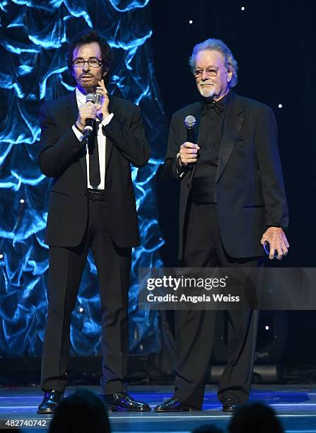 Actors George Chakiris and Russ Tamblyn attend the 5th Annual Celebration of Dance Gala presented By The Dizzy Feet Foundation at Club Nokia on...