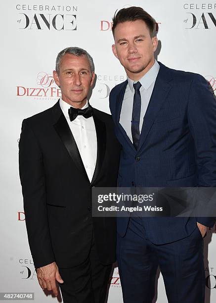 Founder of the Dizzy Feet Foundation Adam Shankman and actor Channing Tatum attend the 5th Annual Celebration of Dance Gala presented By The Dizzy...