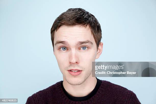 Actor Nicholas Hoult is photographed for Entertainment Weekly Magazine on January 25, 2014 in Park City, Utah.
