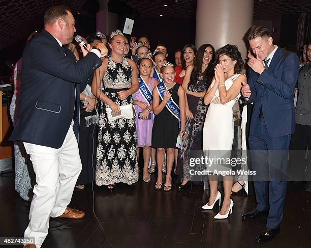 Actor Channing Tatum and his wife actress Jenna Dewan-Tatum attend the 5th Annual Celebration of Dance Gala presented By The Dizzy Feet Foundation at...