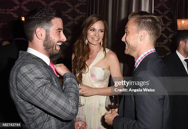 Michael Turchin, Rachel Boston and Lance Bass attend the 5th Annual Celebration of Dance Gala presented By The Dizzy Feet Foundation at Club Nokia on...