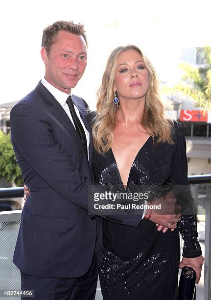 Christina Applegate and her husband, Martyn LeNoble attend the Dizzy Feet Foundation's 5th Annual Celebration Of Dance Gala at Microsoft Theater on...