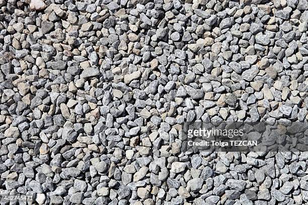 crushed rock - rock stock pictures, royalty-free photos & images