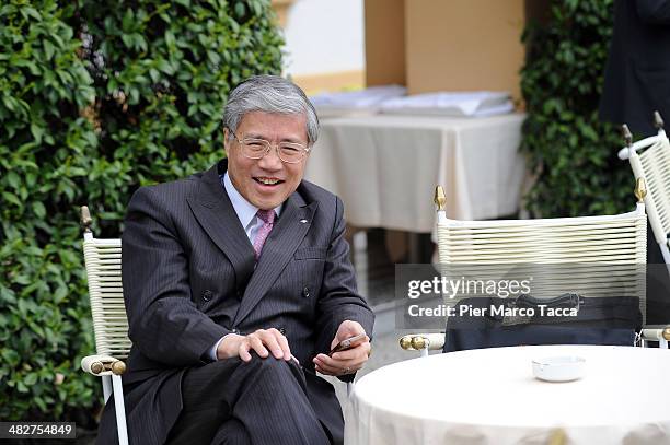 Chief Economist Nomura Research Institute Japan Richard C. Koo attends the Ambrosetti Workshop on April 4, 2014 in Cernobbio, near Como, Italy. The...
