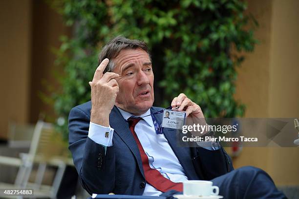 Economic Advisor Board of IFC Jim O'Neill attends the Ambrosetti Workshop on April 4, 2014 in Cernobbio, near Como, Italy. The Ambrosetti Forum is an...