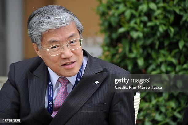 Chief Economist Nomura Research Institute Japan Richard C. Koo attends the Ambrosetti Workshop on April 4, 2014 in Cernobbio, near Como, Italy. The...