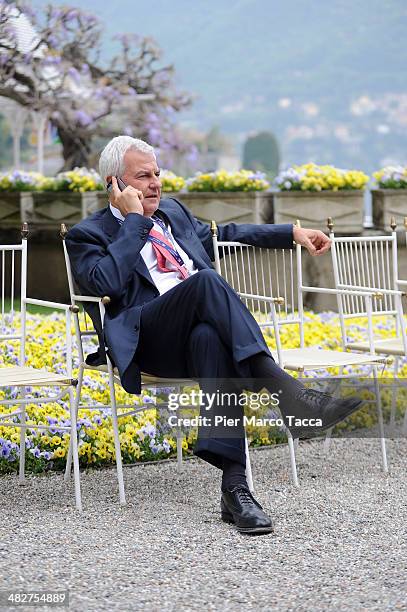 President Banca Monte dei Paschi di Siena Alessandro Profumo attends the Ambrosetti Workshop on April 4, 2014 in Cernobbio, near Como, Italy. The...