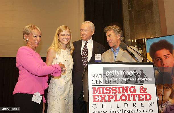 Left to right, Reve Walsh, Elizabeth Smart, Senator Orin Hatch and John Walsh attend the National Center for Missing and Exploited Children's 9th...