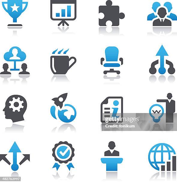 vector illustrations of business icons - cloud computing white background stock illustrations