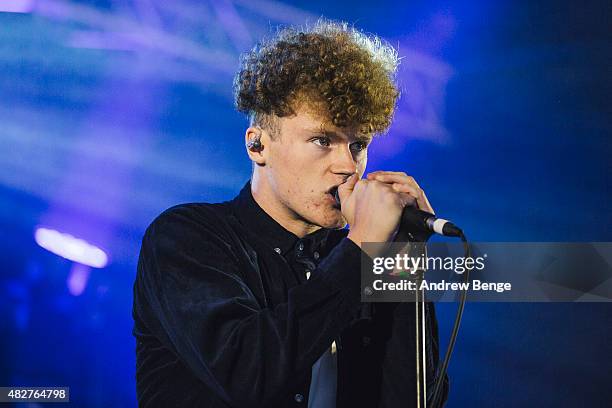 Tommy Wright of Young Kato performs on the Calling Out Stage at Kendal Calling Festival on August 2, 2015 in Kendal, United Kingdom.