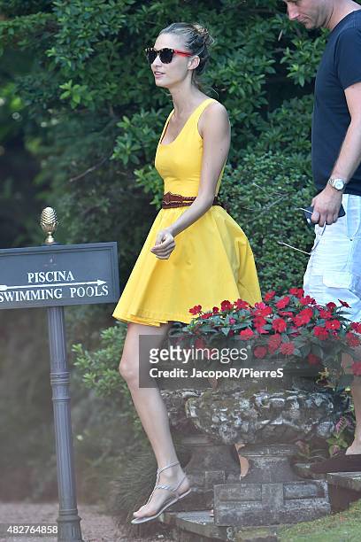 Beatrice Borromeo is seen on August 2, 2015 in STRESA, Italy.