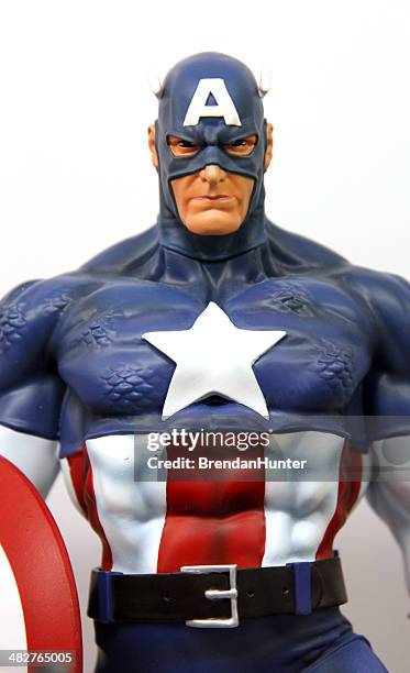 cap - captain america superheld stockfoto's en -beelden