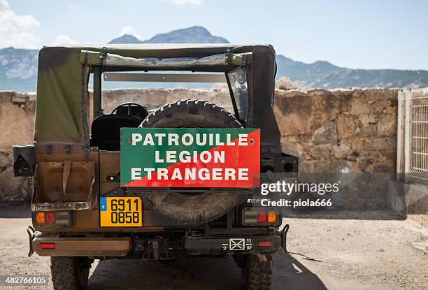 french foreign legion - legion etrangere stock pictures, royalty-free photos & images