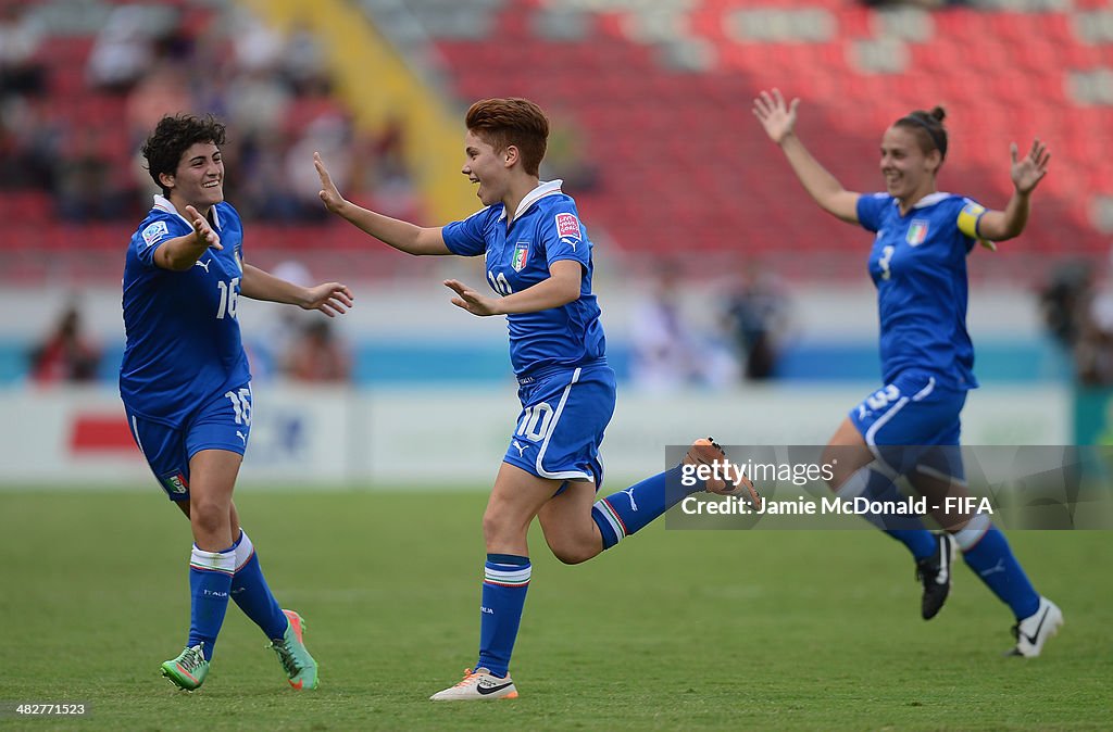 Venezuela v Italy: 3rd Place Playoff - FIFA U-17 Women's World Cup Costa Rica 2014