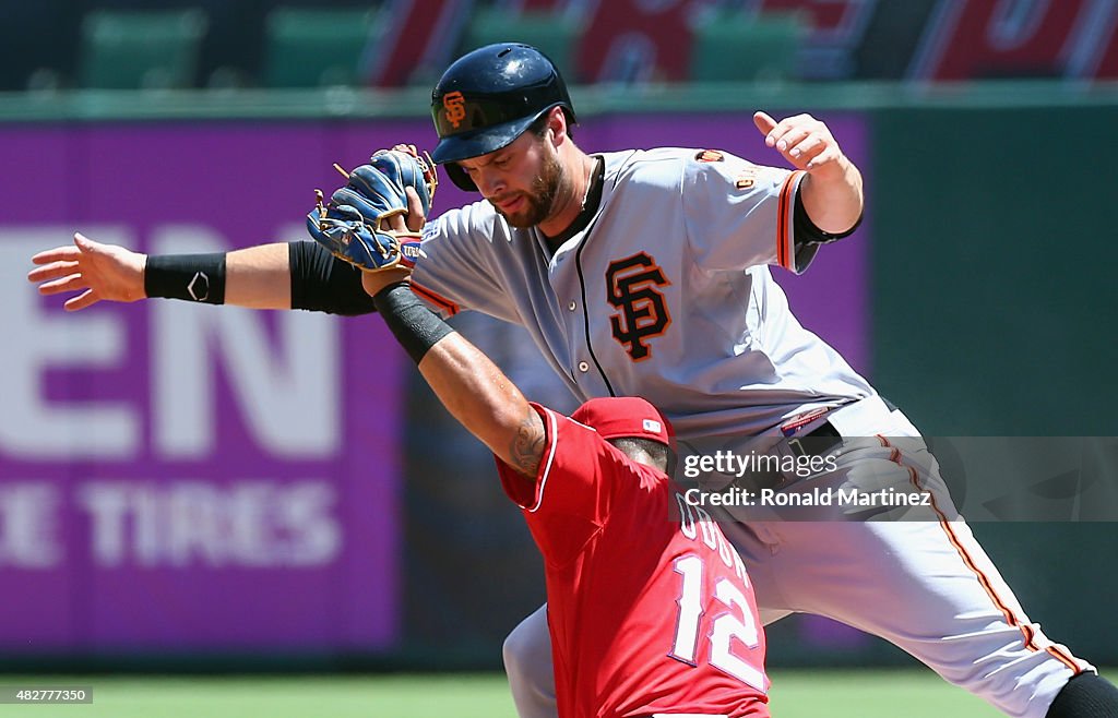 San Francisco Giants v Texas Rangers