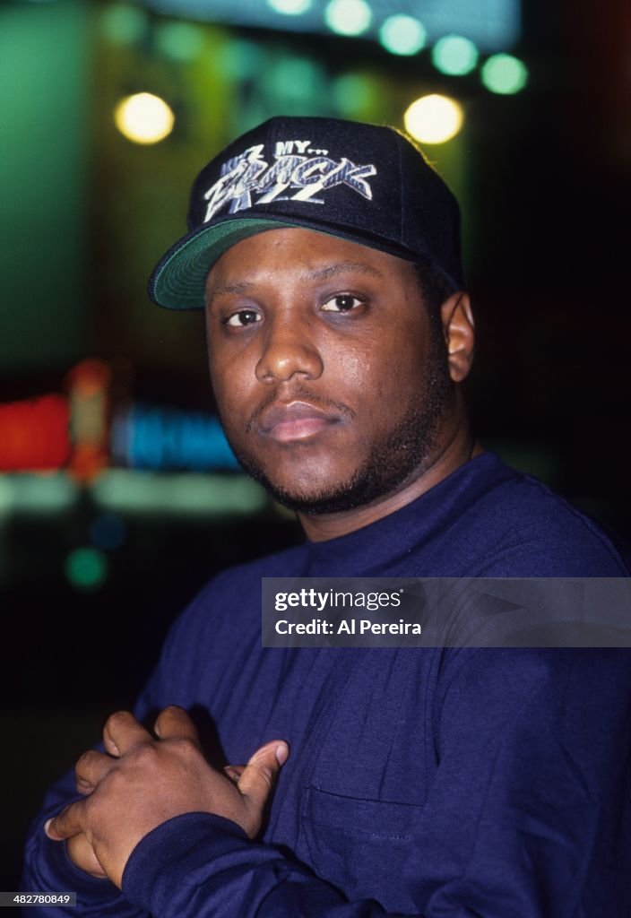 Mc Rapper Potrait Rapper MC Ren poses for a portrait on October 1992 in New York, New ...