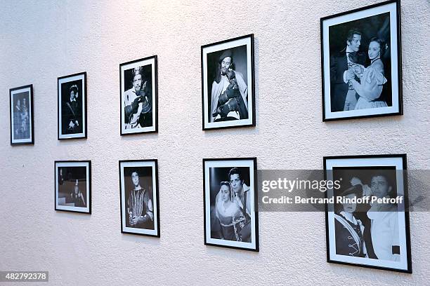 Illustration view of the 'Theatre de Verdure' before the 'Madame Foresti' show of Humorist Florence Foresti during the 31th Ramatuelle Festival : Day...