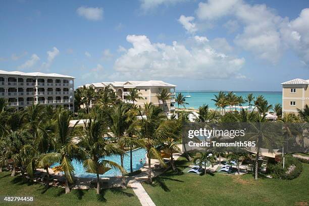 turks and caicos resort - providenciales stock pictures, royalty-free photos & images