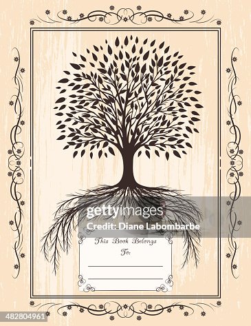 Books Root Vector Tree And Roots Classic Style Book Plate High-Res Vector Graphic - Getty ...