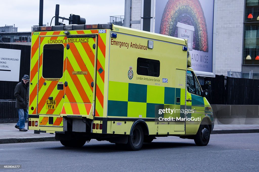 British ambulance.