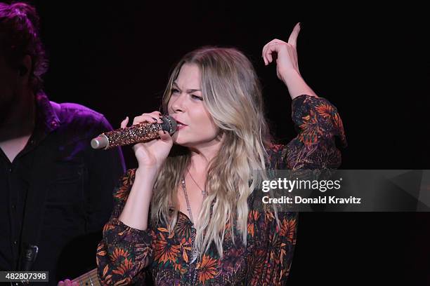 Leann Rimes performs in concert at Caesars Atlantic City on August 2, 2015 in Atlantic City, New Jersey.