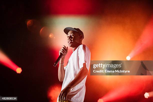 Tyler, The Creator performs live on Day Three of the Osheaga Music and Arts Festival on August 2, 2015 in Montreal, Canada.