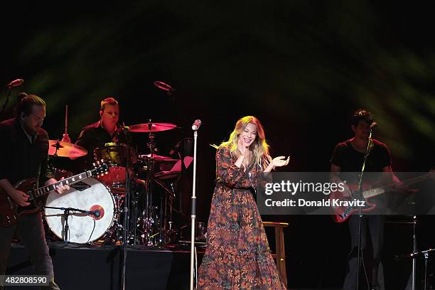 Leann Rimes performs in concert at Caesars Atlantic City on August 2, 2015 in Atlantic City, New Jersey.