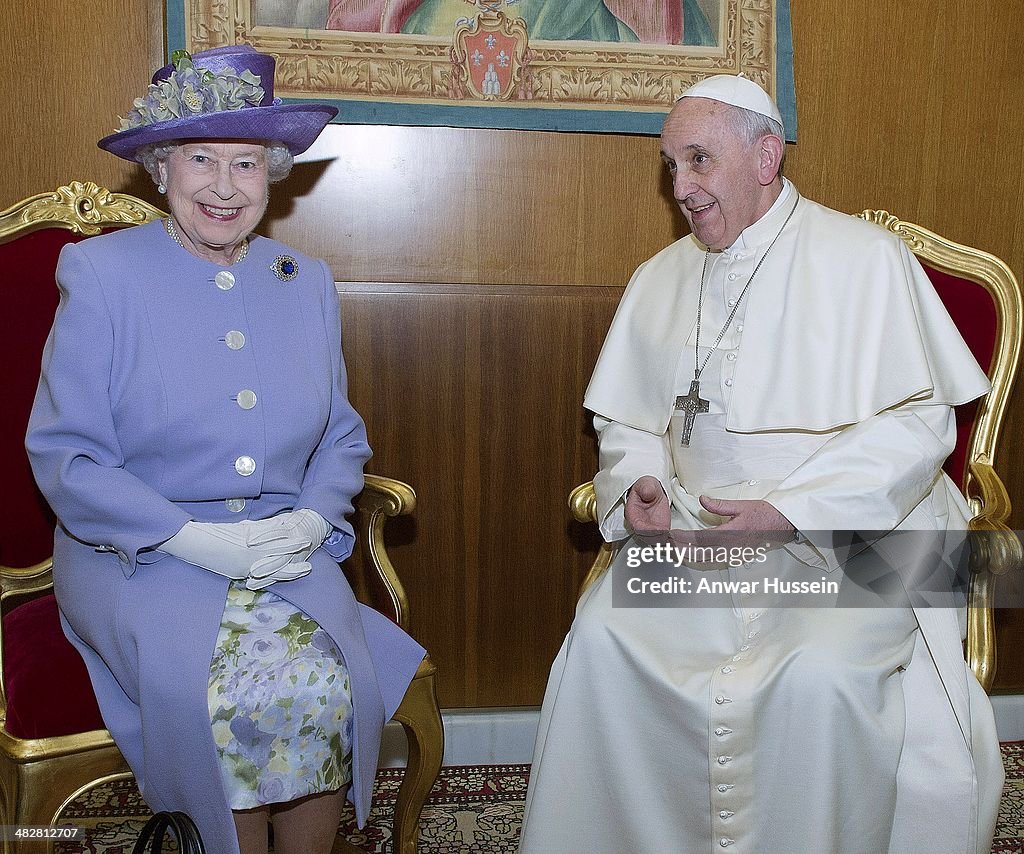 The Queen And Duke Of Edinburgh Visit Rome And The Vatican City