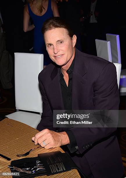 Television personality Bruce Jenner attends the 13th annual Michael Jordan Celebrity Invitational gala at the ARIA Resort & Casino at CityCenter on...