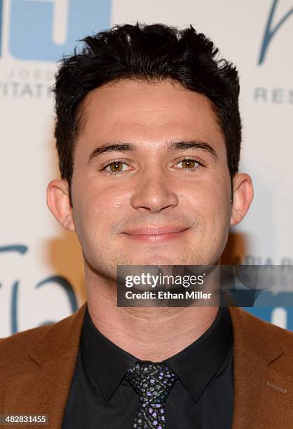 Entertainer Justin Willman arrives at the 13th annual Michael Jordan Celebrity Invitational gala at the ARIA Resort & Casino at CityCenter on April...