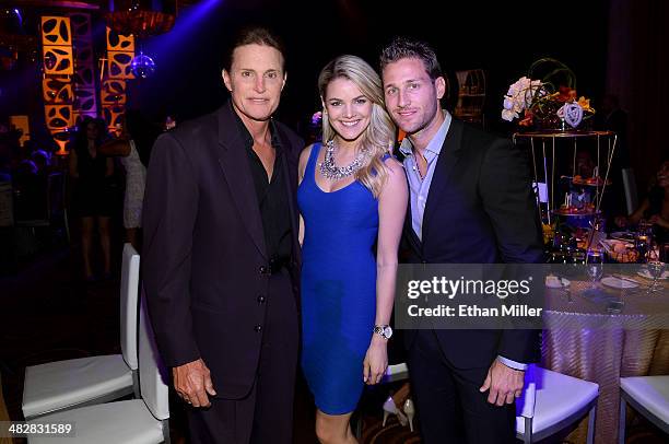 Television personalities Bruce Jenner, Nikki Ferrell and Juan Pablo Galavis attend the 13th annual Michael Jordan Celebrity Invitational gala at the...