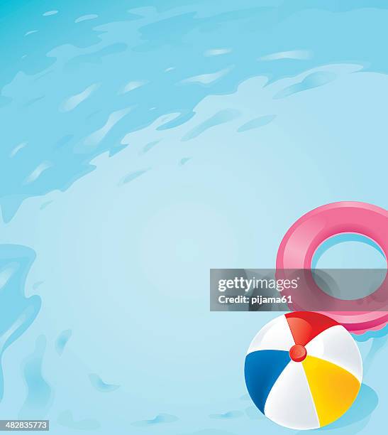 pool - swimming pool water background stock illustrations